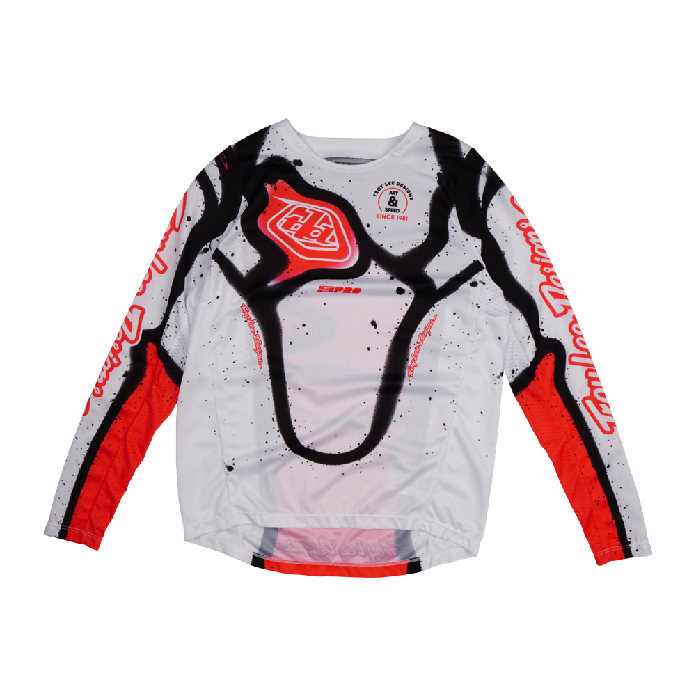 YOUTH GP PRO JERSEY MEMBRANE WHITE / INFRA RED