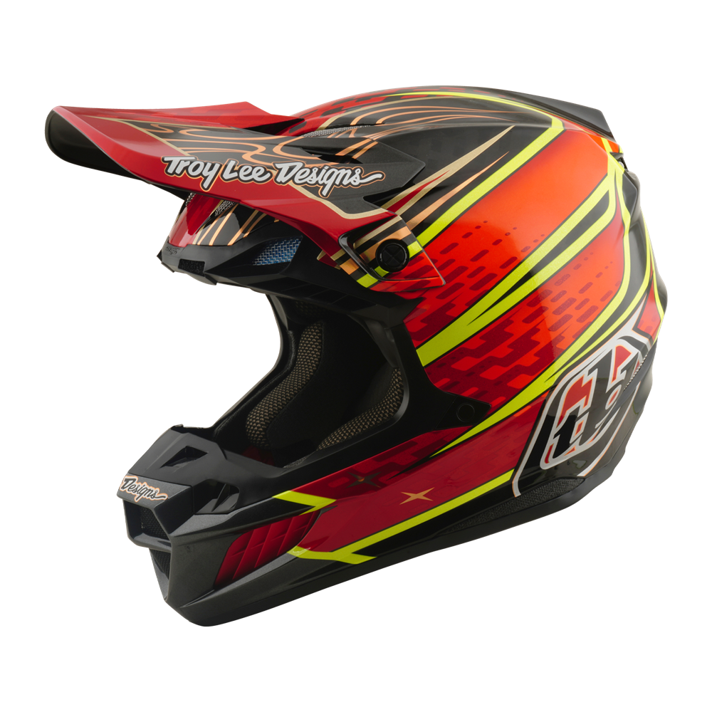 SE5 ECE CARBON HELMET WINGS RED