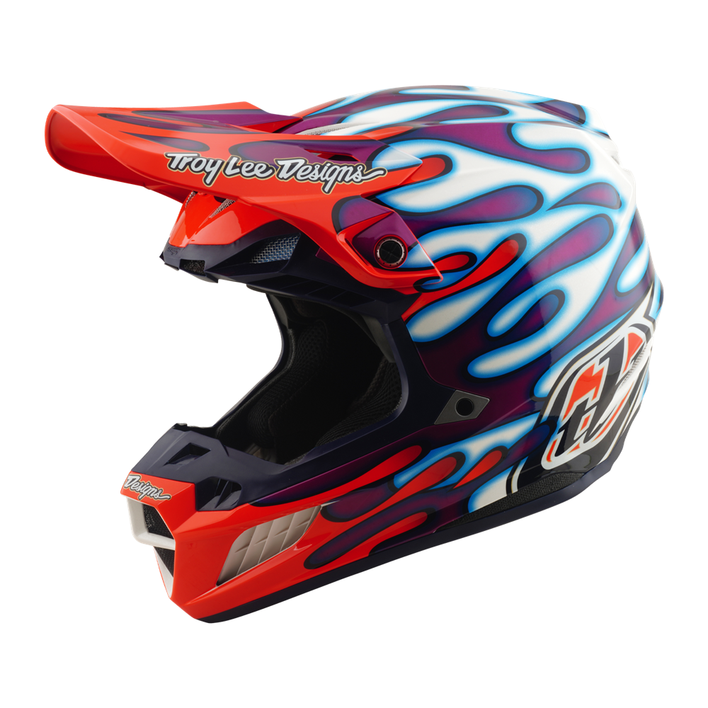 SE5 ECE COMPOSITE HELMET OVERSPRAY VIOLET / WHITE
