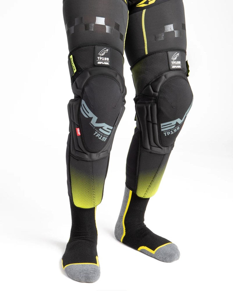 TP199 KNEE / SHIN GUARD | BLACK/HI-VIZ