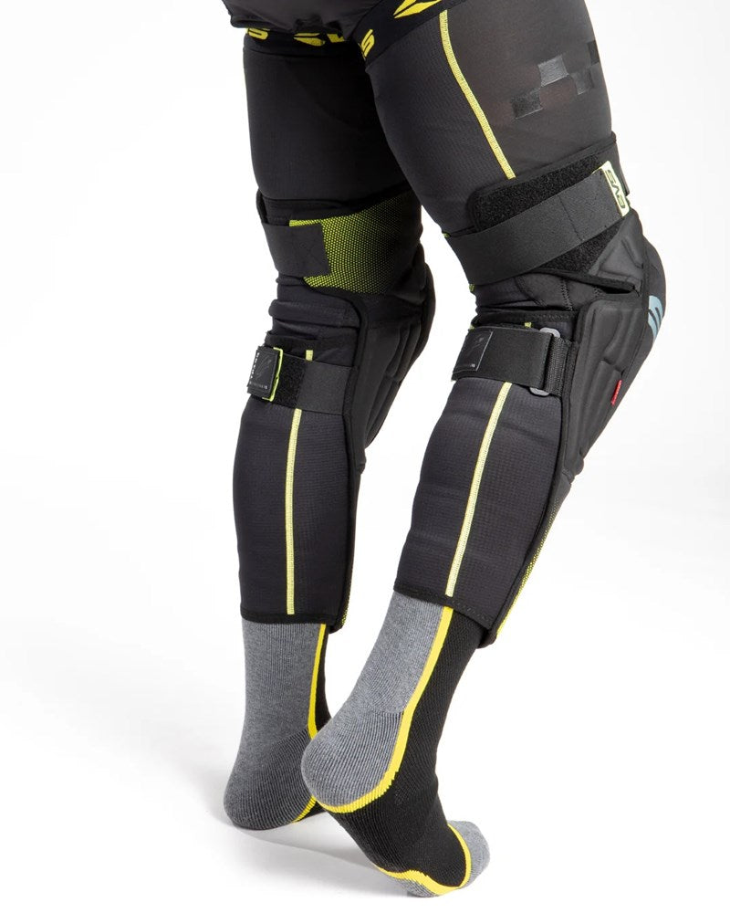 TP199 KNEE / SHIN GUARD | BLACK/HI-VIZ
