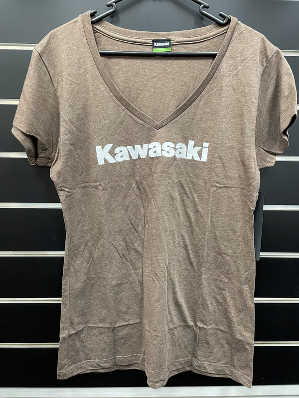 KAWASAKI WOMENS V-NECK TEE