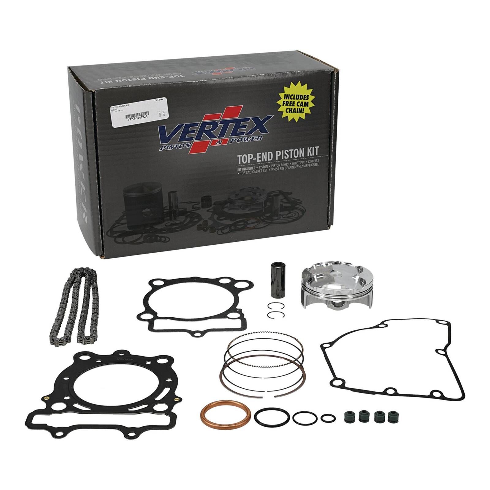 Vertex Top End Rebuild Kit - Forged Piston (A)