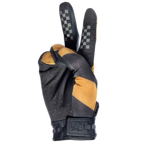 Vapor Ray Gloves - Vintage Gold/Black