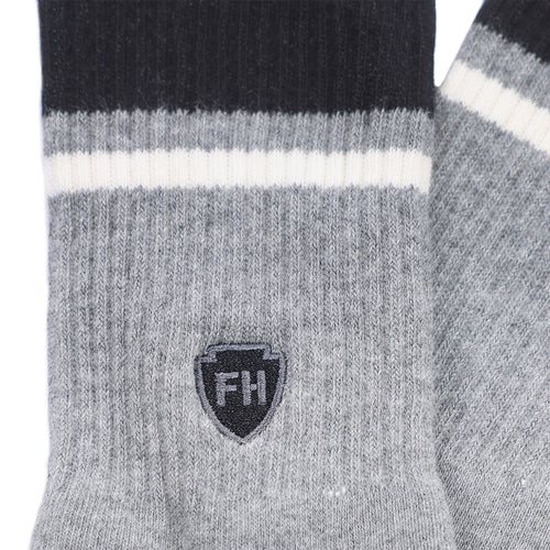 Venice Sock - Heather Gray/Black