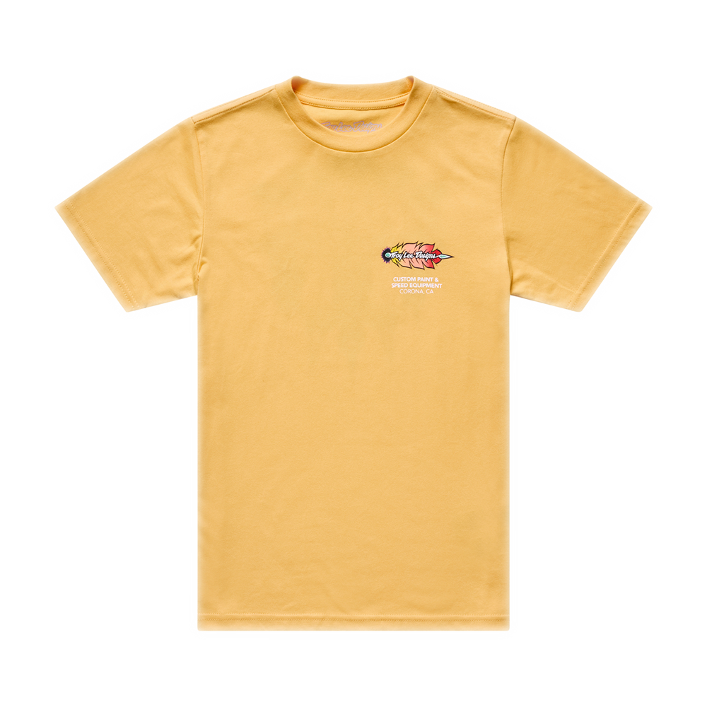 FEATHERS YOUTH SHORT SLEEVE TEE BLEACHED MELON