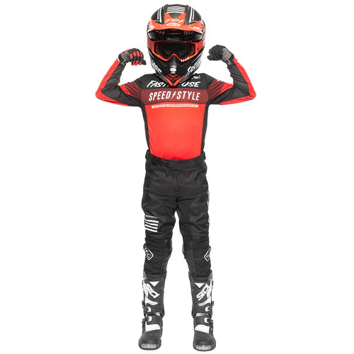 Youth Grindhouse Akin Jersey - Red/Black