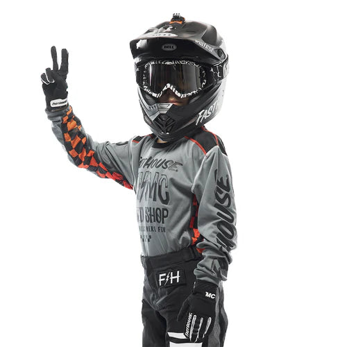 Youth Grindhouse Brute Jersey - Grey/Black