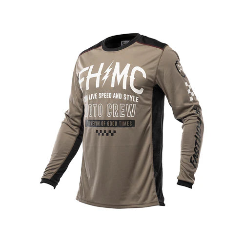Youth Grindhouse Cypher Jersey - Moss/Grey