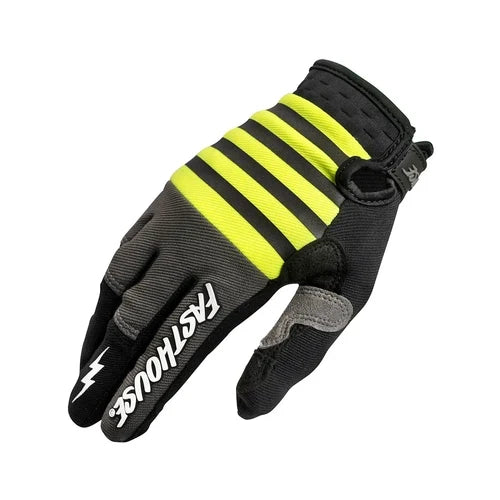 Speed Style Omega Youth Glove - High Viz/Grey