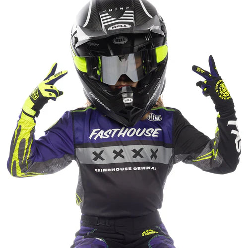 Speed Style Atomic Youth Glove - High Viz/Black