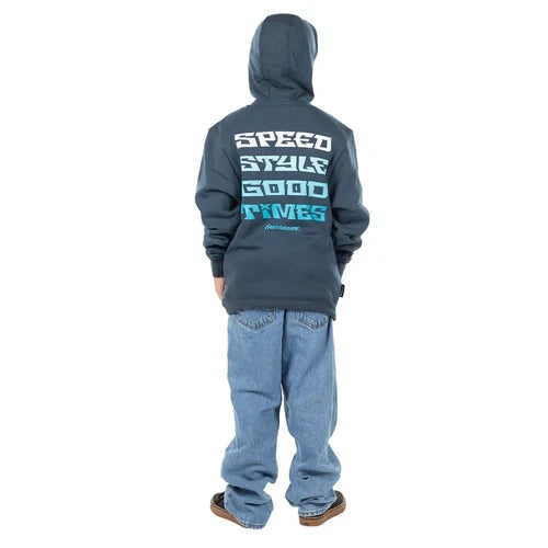 Pillar Youth Hooded Pullover - Indigo