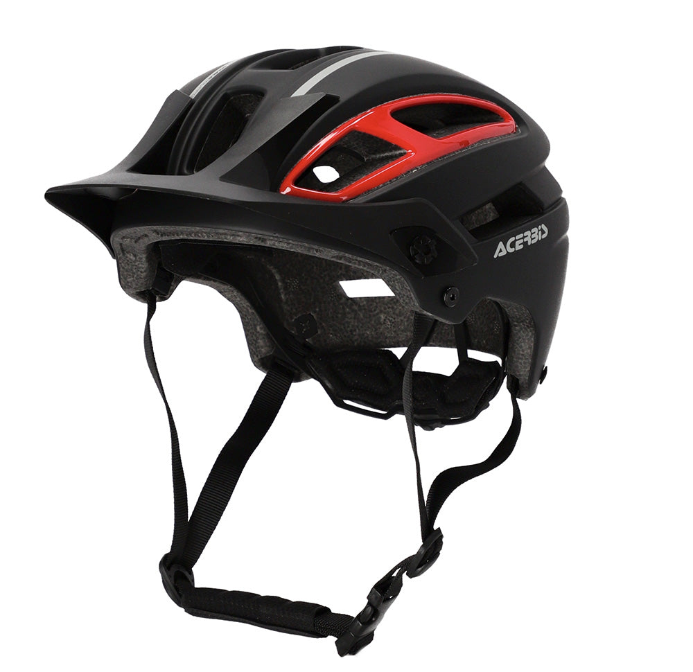 ACERBIS DoubleP MTB Helmet Black Red