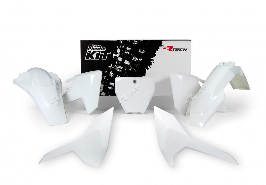 PLASTICS KIT RTECH 5 PIECE WHITE HUSQVARNA TC FC FS FX TX