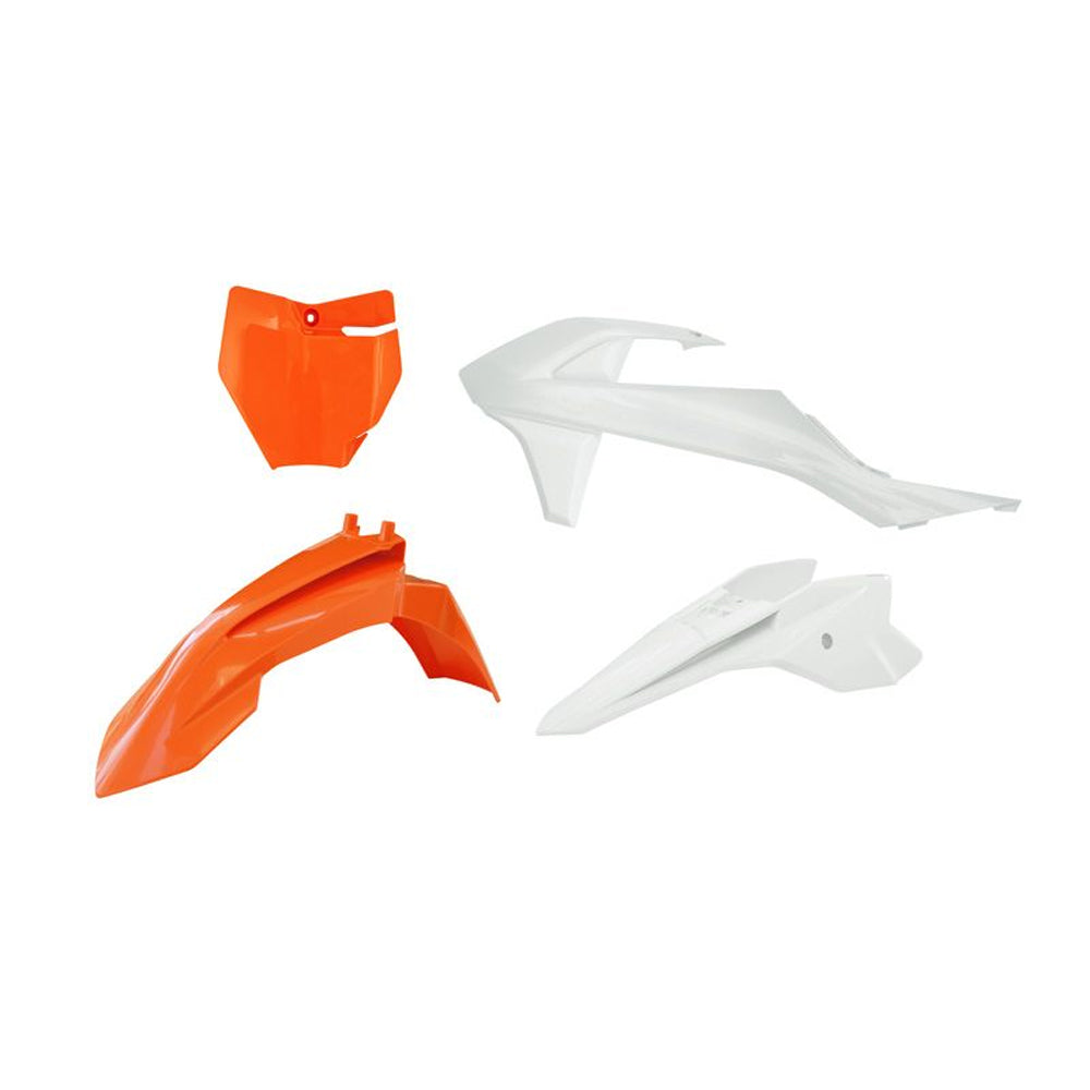 PLASTICS KIT RTECH 4 PIECE WHITE KTM SX50 SX-E-3 SX-E-5