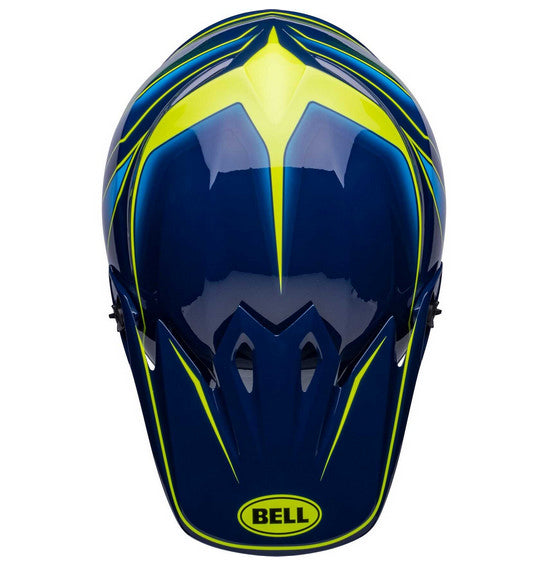 Bell MX-9 MIPS Zone Gloss Navy/Retina