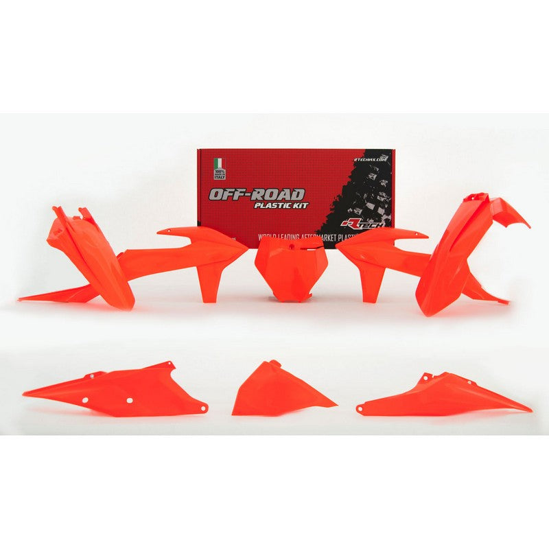 PLASTICS KIT RTECH 6 PIECE NEON ORANGE KTM SX SX-F XC XC-F XC-W