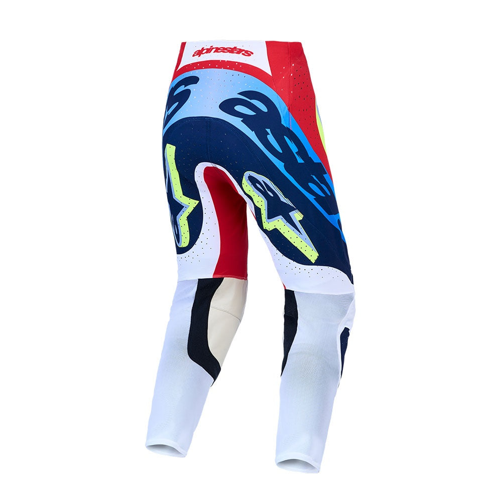 Supertech Dyna Pants Fire Red/White/Navy/Blue
