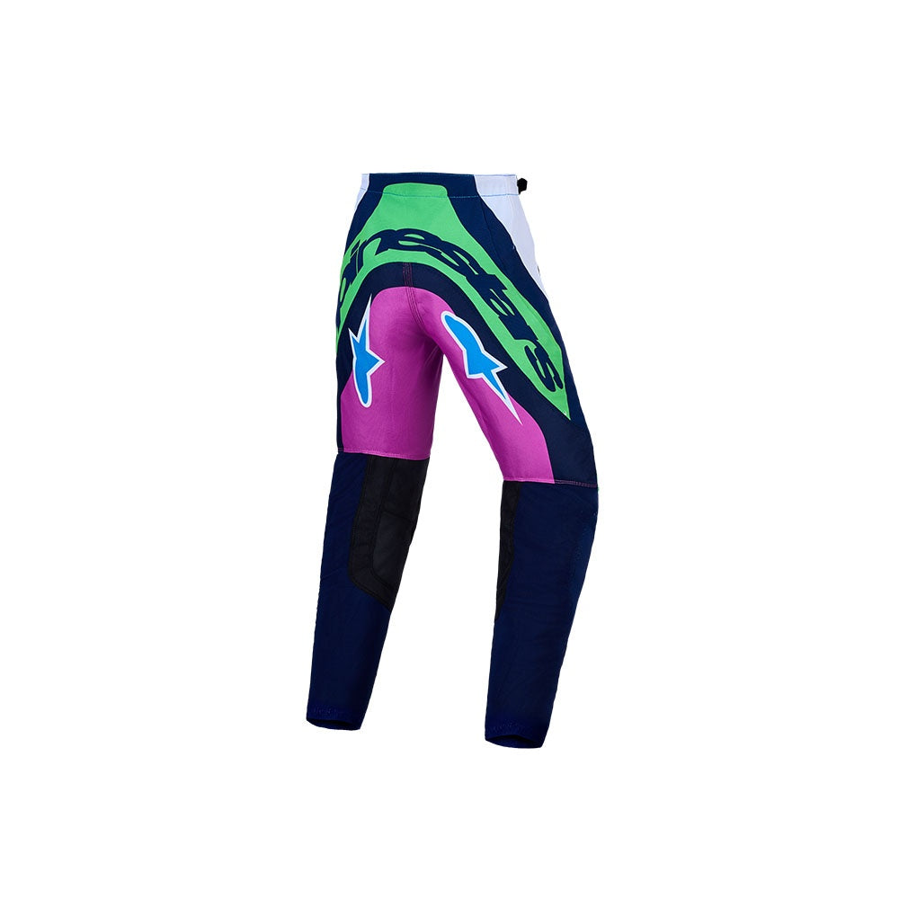 Youth Supertech Maven Pants White/Blithe Blue/Green Fluoro