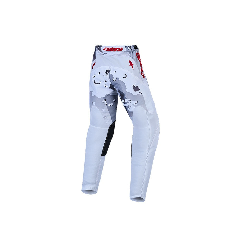 Youth Fluid Lone Pants Camo/White/Fire Red