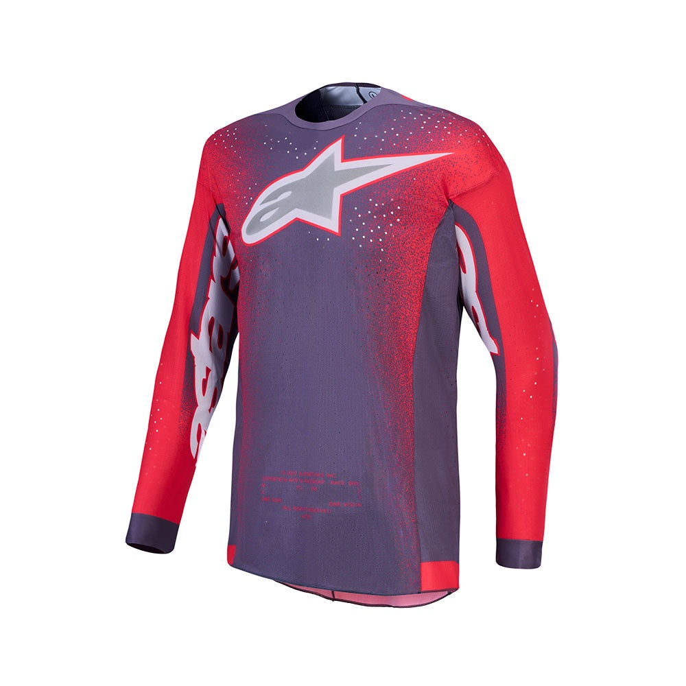 Supertech AFD Hiten Jersey Graystone/Red Fluoro/Light Lilac