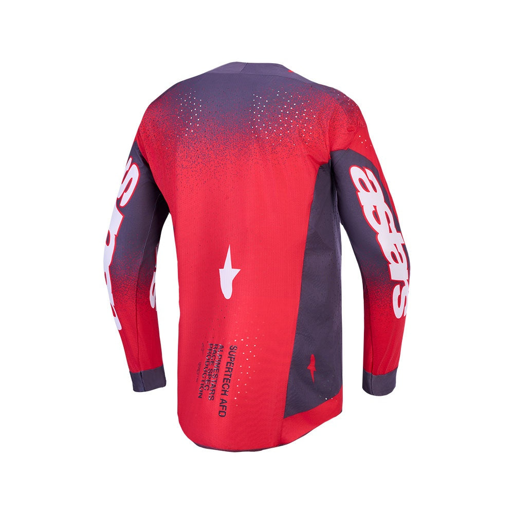 Supertech AFD Hiten Jersey Graystone/Red Fluoro/Light Lilac