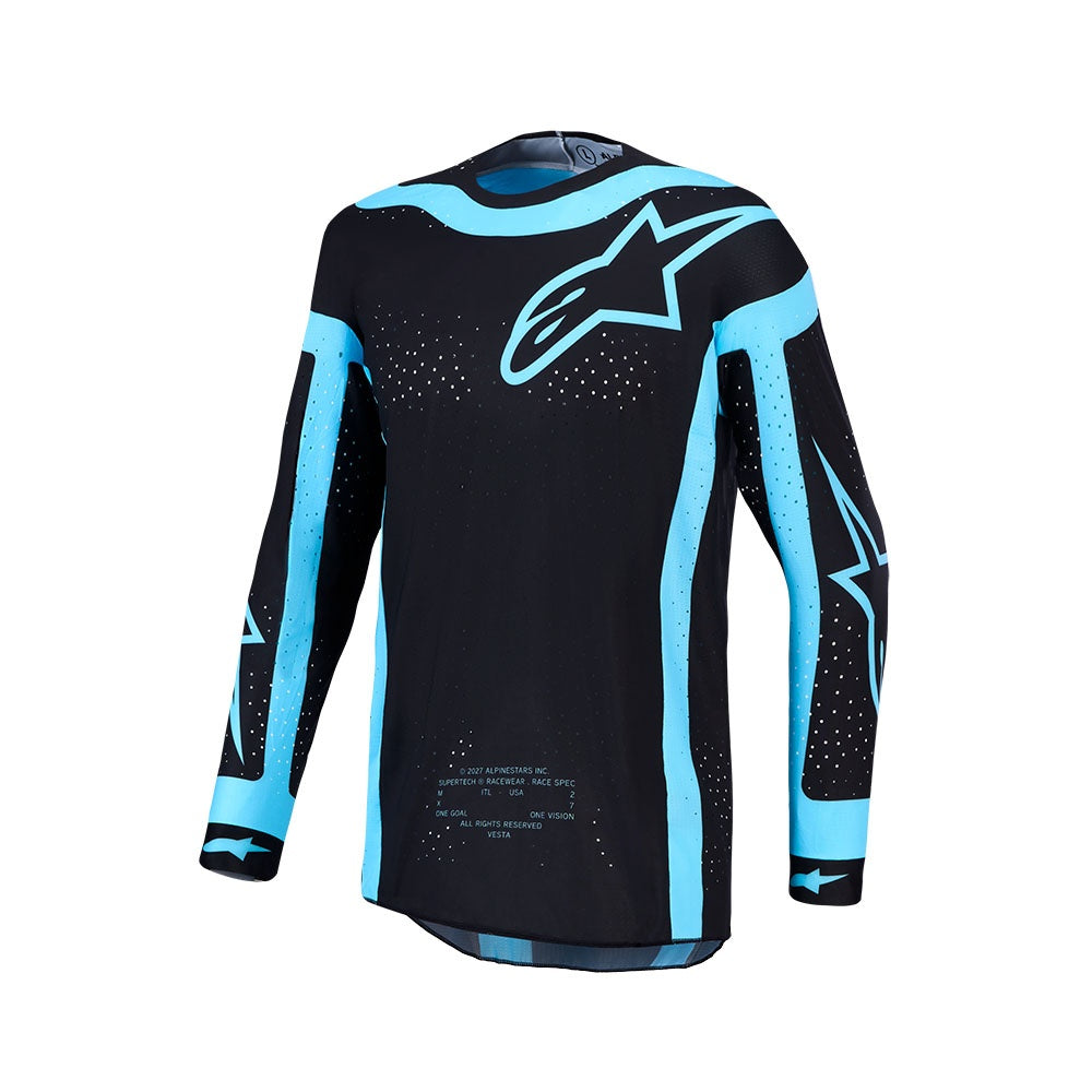 Supertech Vesta Jersey Black/Turquoise