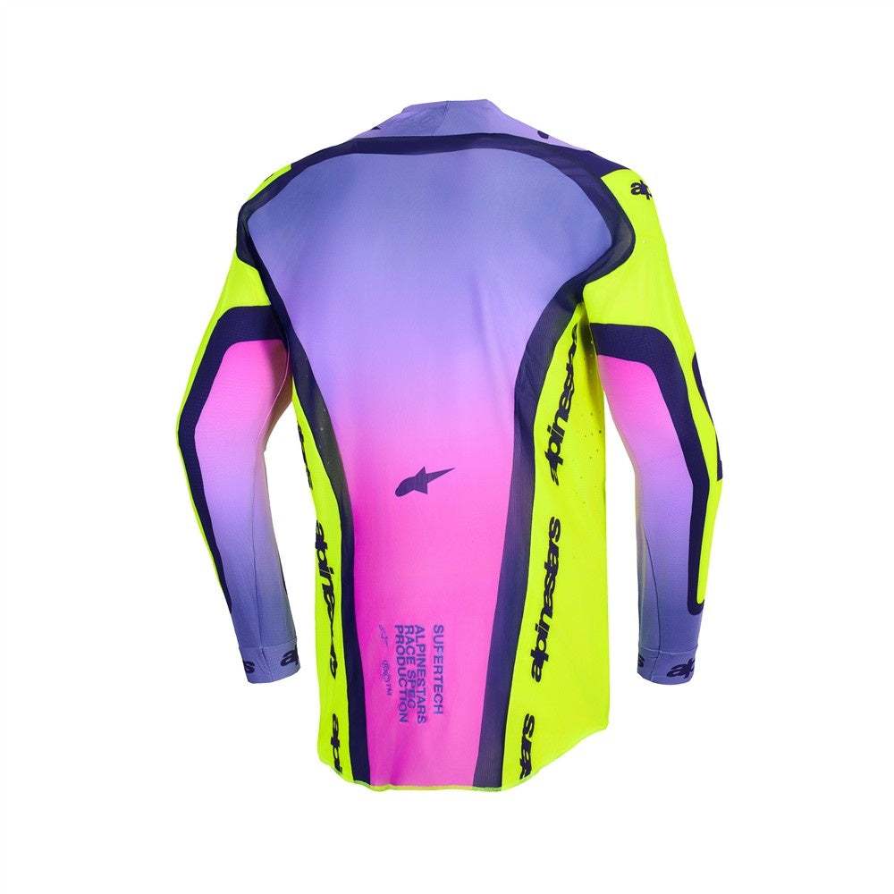 Supertech Vista Jersey - Yellow/Purple/Black