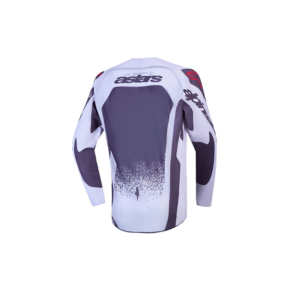 Youth Supertech Swan Jersey  Light Lilac/Dark Gray/Red Fluoro