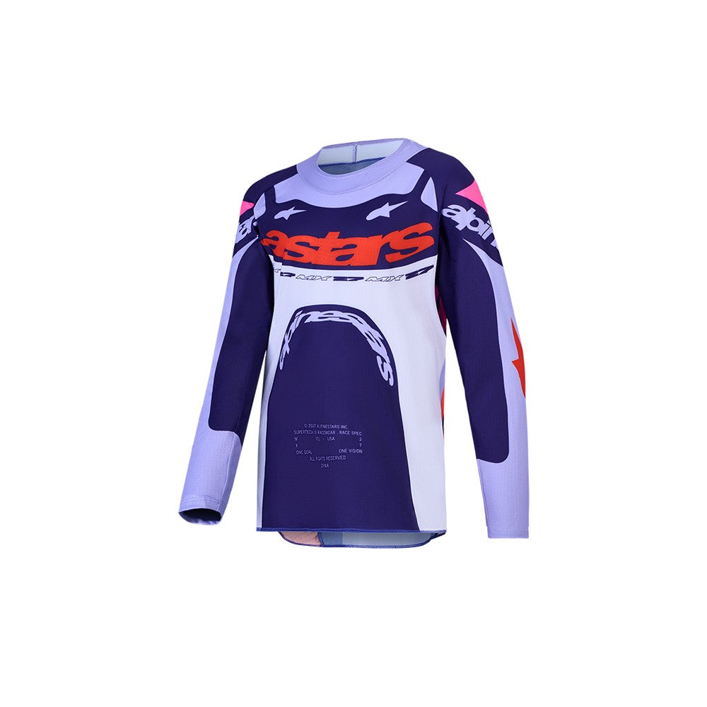 Youth Supertech Dyna Jersey Light Violet/Deep Purple/Pink Fluoro