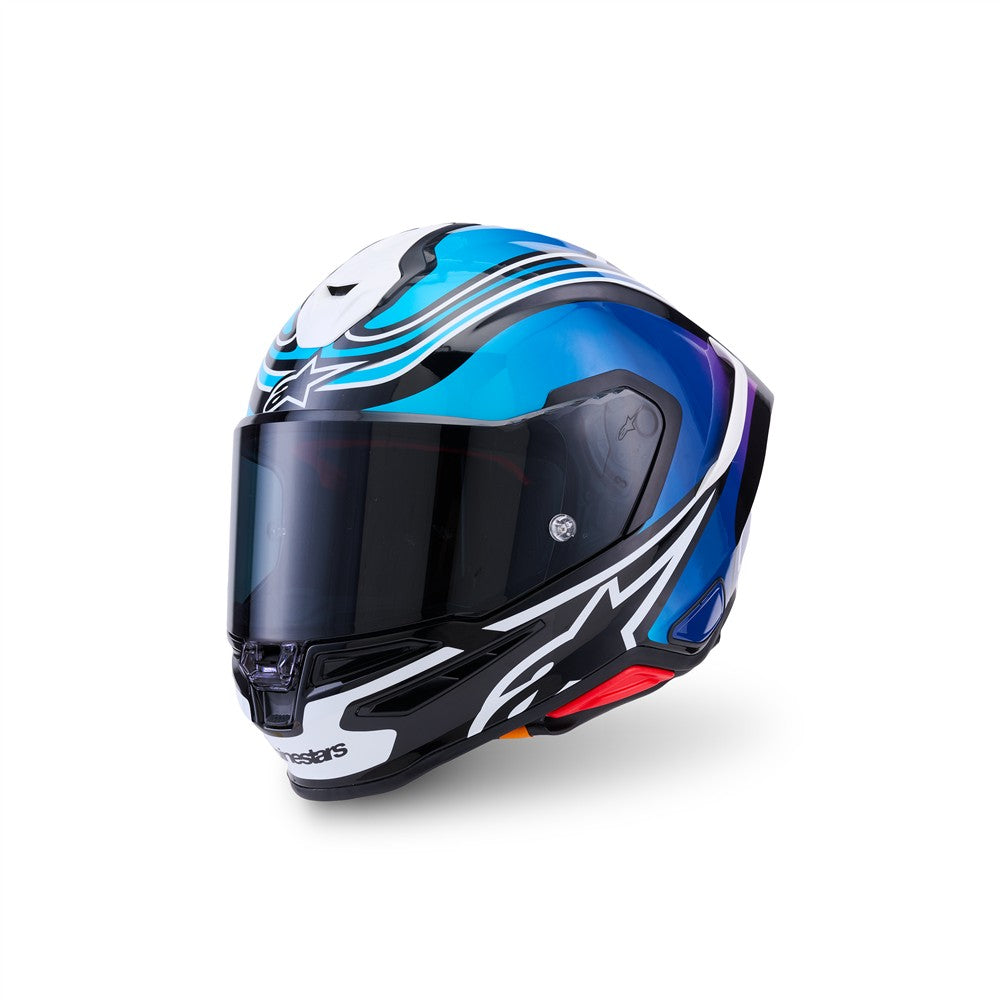 Supertech R7 Helmet Zeal Black/Blue/Pink Fluoro/White Gloss