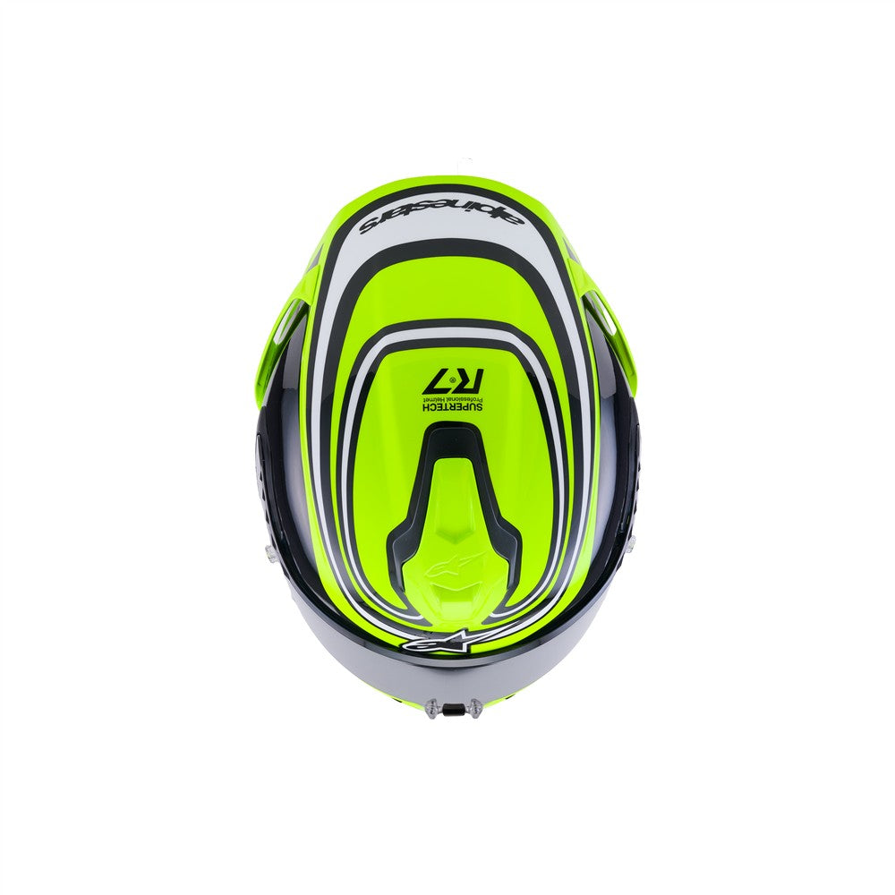 Supertech R7 Helmet Zeal Yellow Fluoro/Black/White