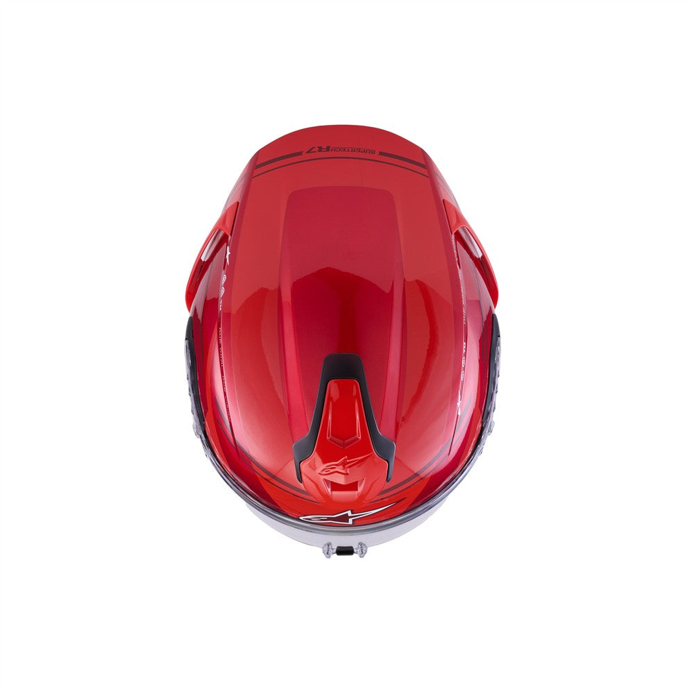 Supertech R7 Helmet A-Core Red/White Gloss