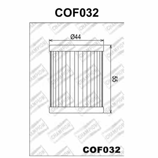 COF032 Champion Oil Filter pic - SEE ALSO CH-X328/301 (HF132)