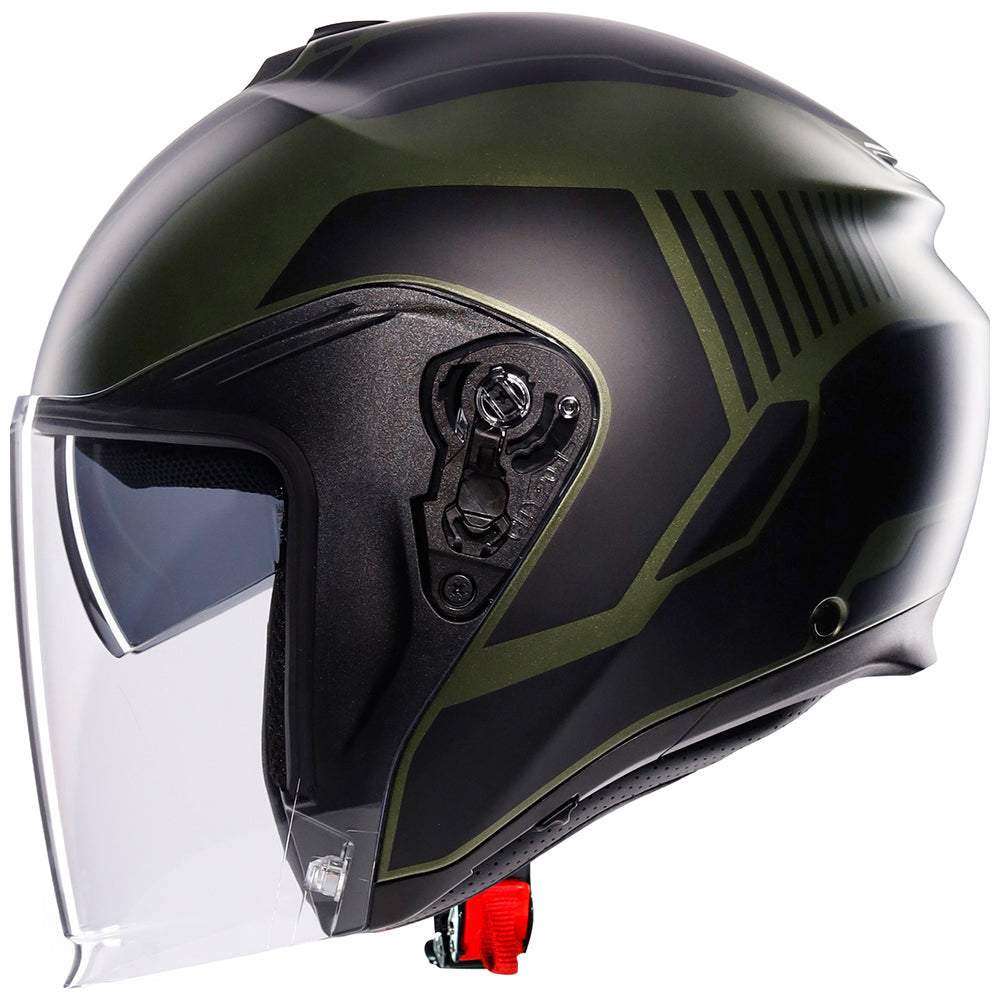 AGV IRIDES [SAKAI MATT GREEN BLACK] 4