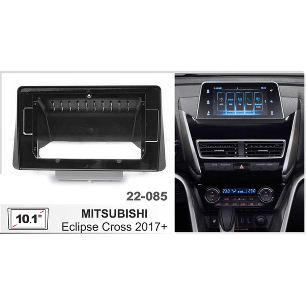 FITTING KIT 10" DASH MITSUBISHI EXLIPSE CROSS 2017 ON (GLOSS BLACK)