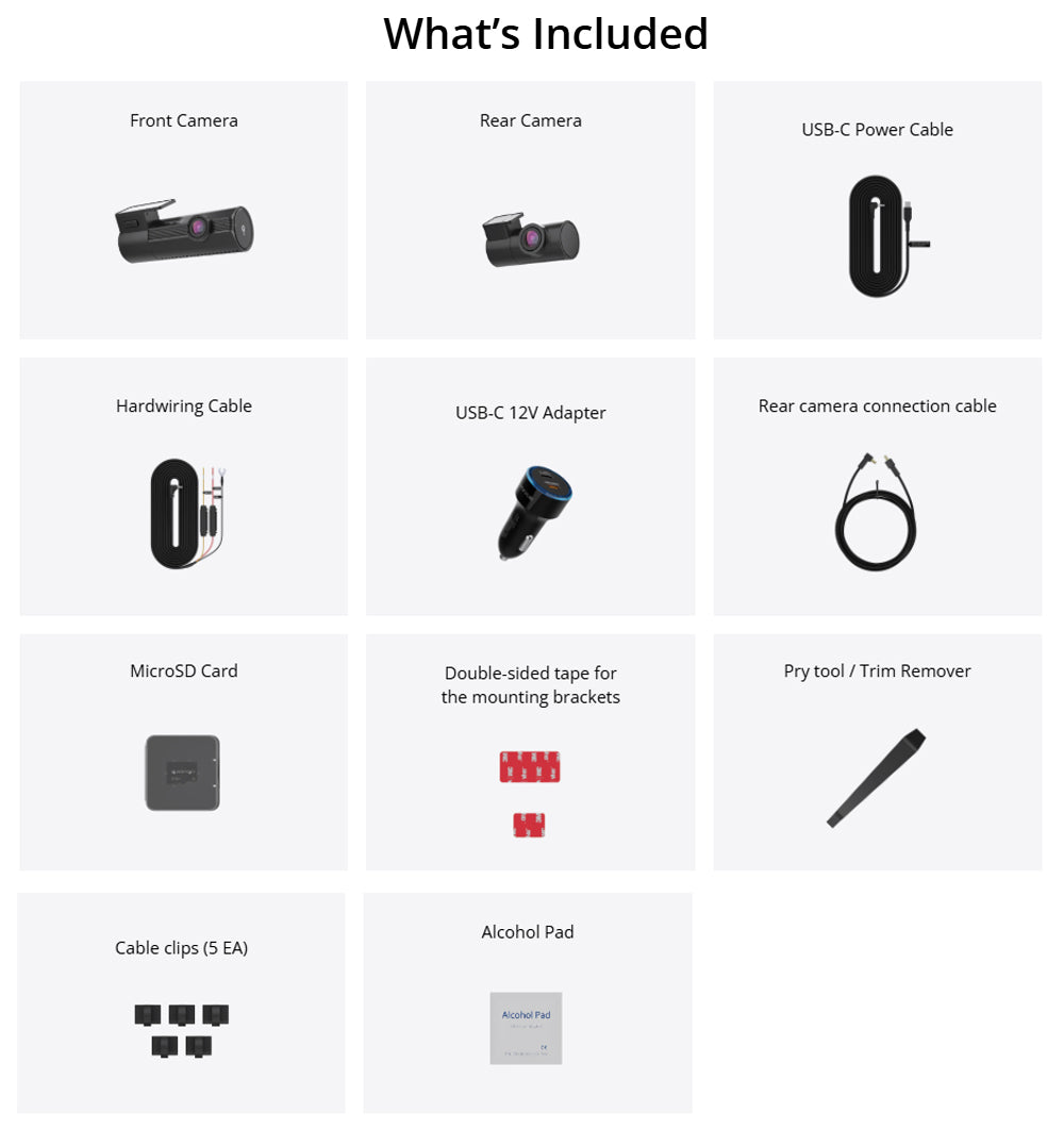 BLACKVUE ELITE 9 2CH - 4K FRONT & 2K REAR DASHCAM 64 GB