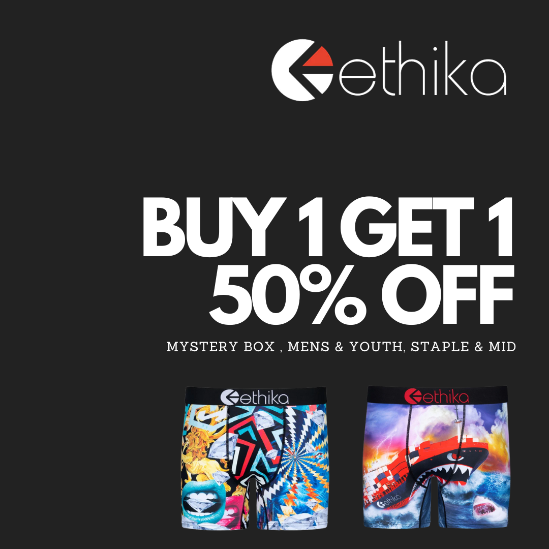 ETHIKA MENS UNDERWEAR - BUY 1 GET 1 50% OFF