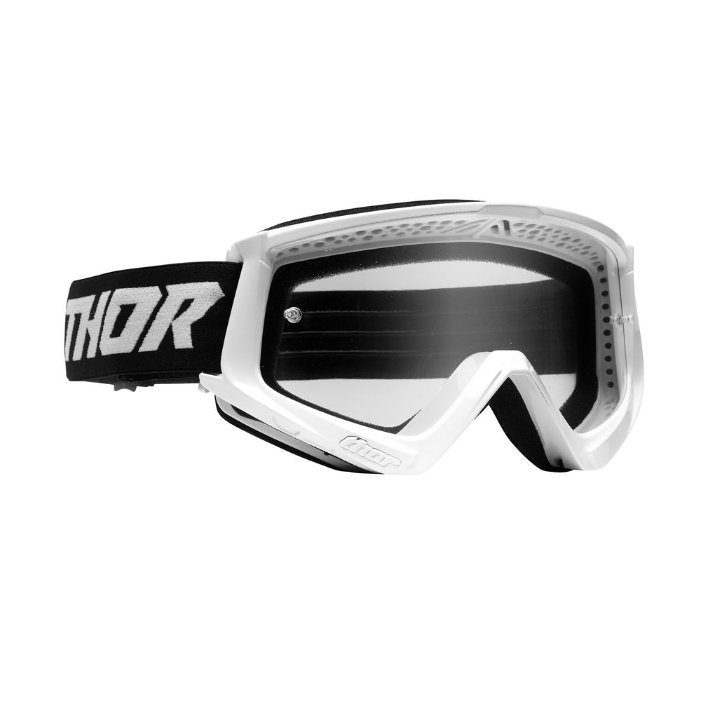 GOGGLES S26 THOR MX YOUTH COMBAT WHITE BLACK