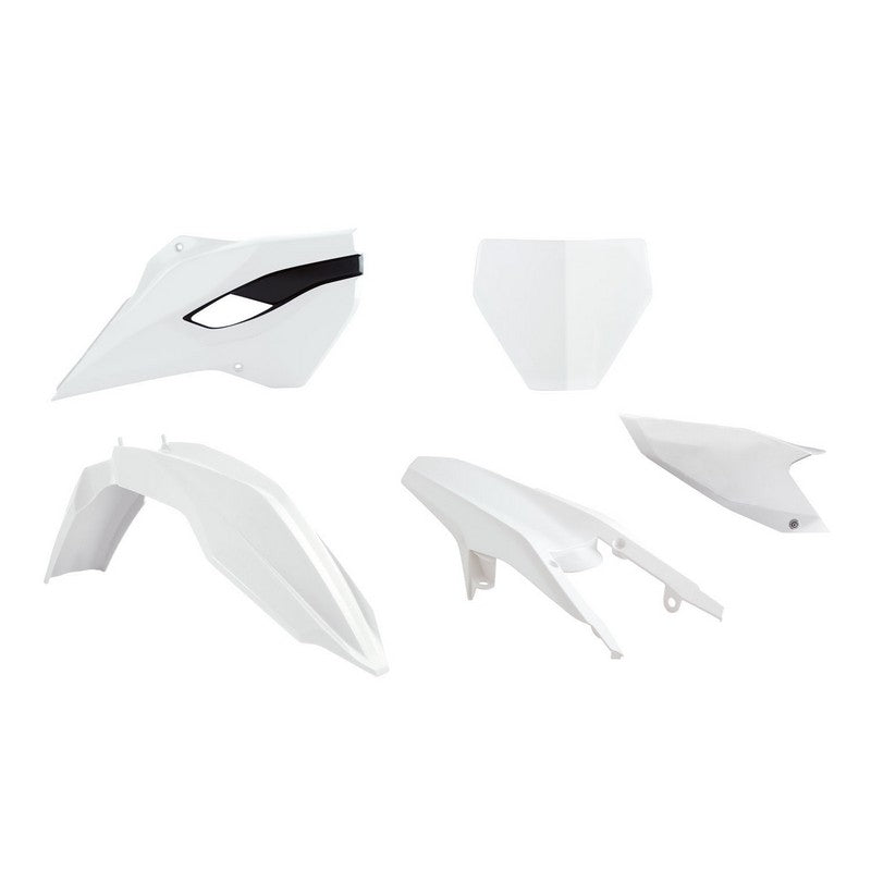 PLASTICS KIT RTECH 5 PIECE WHITE HUSQVARNA FC250 FC350 FC450 TC125 TC250 14-16