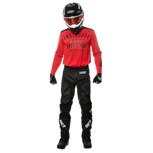 Carbon Jersey - Red/Black