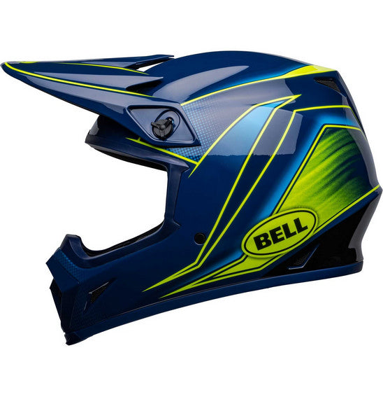 Bell MX-9 MIPS Zone Gloss Navy/Retina