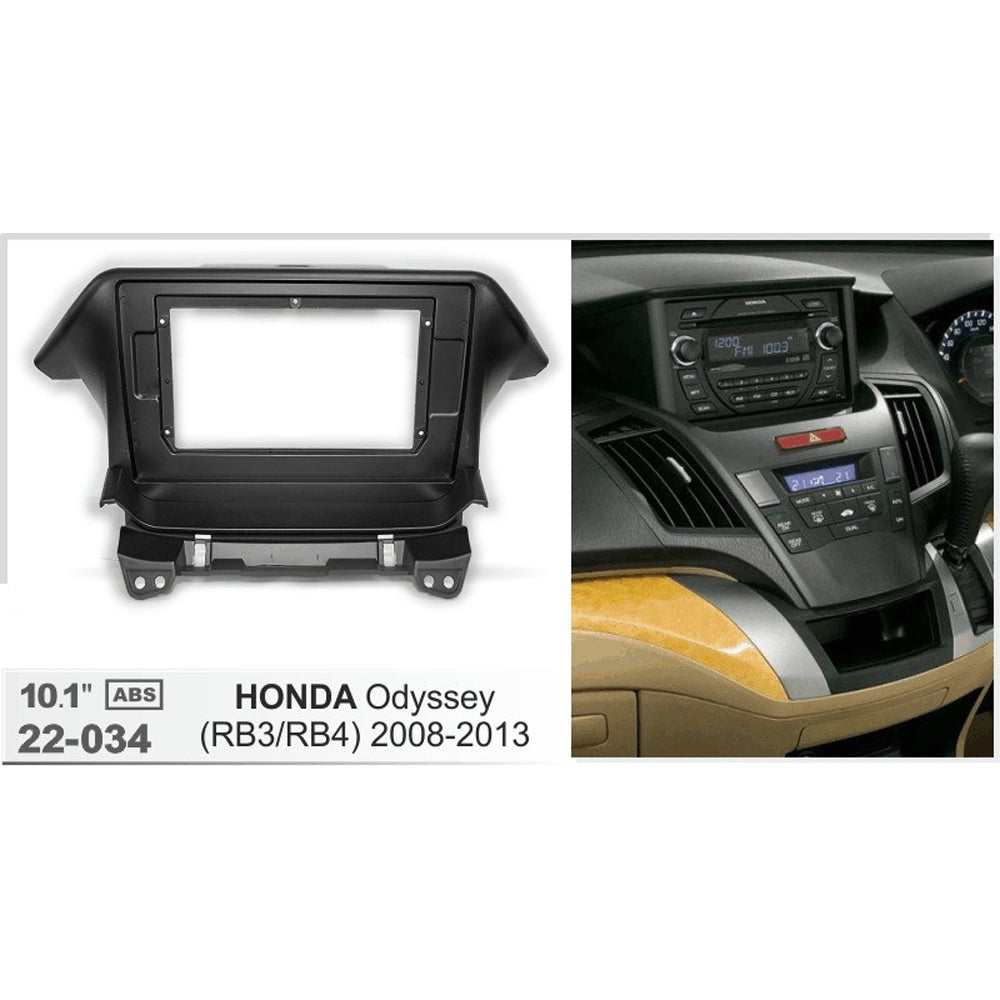 FITTING KIT 10.1" DASH HONDA ODYSSEY RB3 / RB4 2008 - 2013 FITTING KIT (BLACK)
