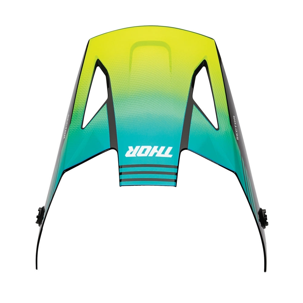 HELMET VISOR KIT S25 THOR MX SECTOR CARVE BLACK ACID