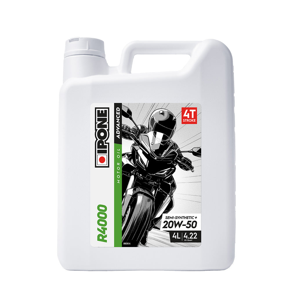 IPONE R4000 - Semi Synthetic+ 4T Oil - 10W-40 4L