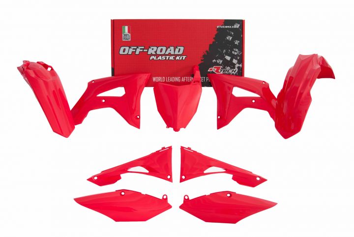 PLASTICS KIT RTECH 6 PIECE RED HONDA CRF250R 19-21 CRF450R 19-20