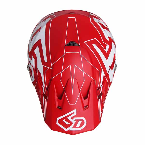 6D ATR-2 adult offroad/dirt helmet in Aero Red colourway