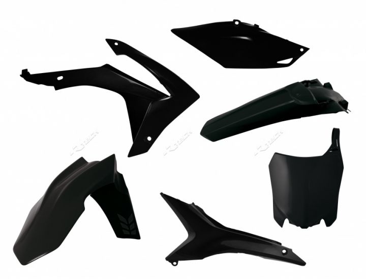 PLASTICS KIT RTECH 6 PIECE BLACK HONDA CRF250R 14-17 CRF450R 13-16