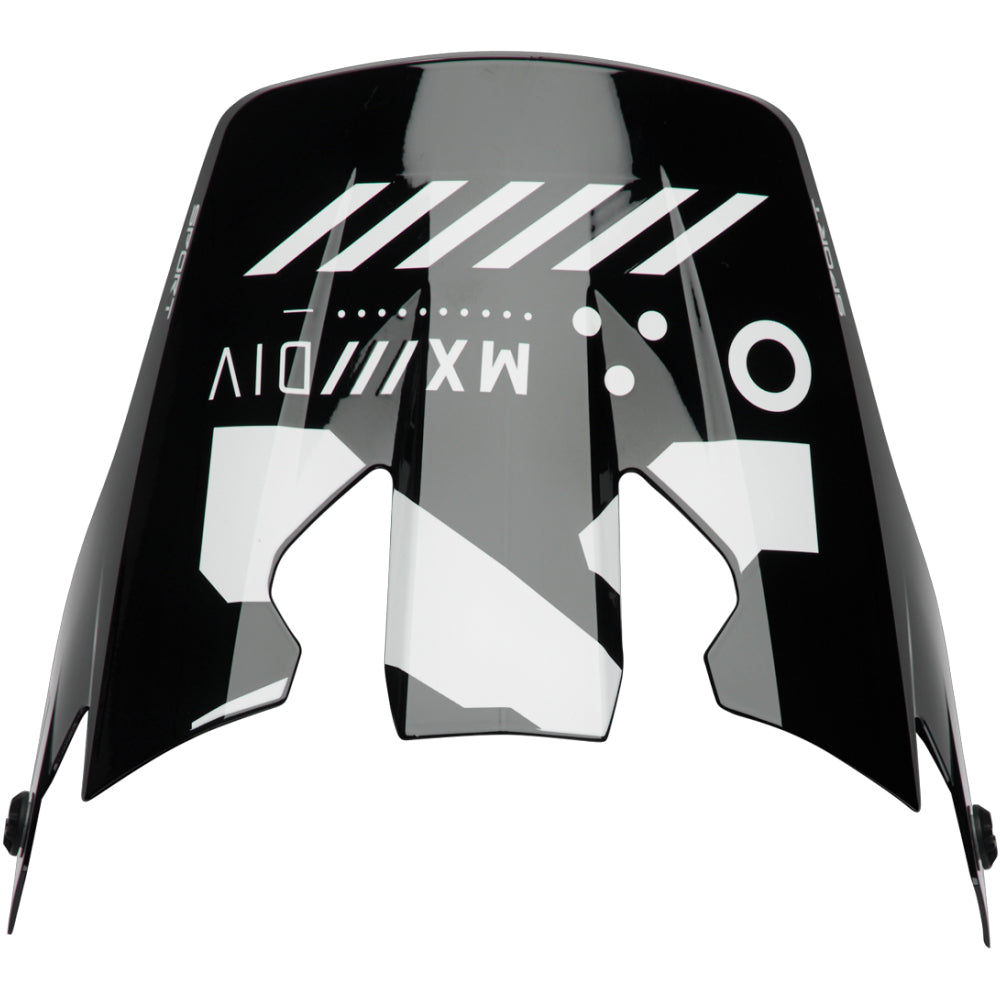 HELMET VISOR KIT S26 THOR MX REFLEX SPORT COMPOSITE STRIKE BLACK/RED