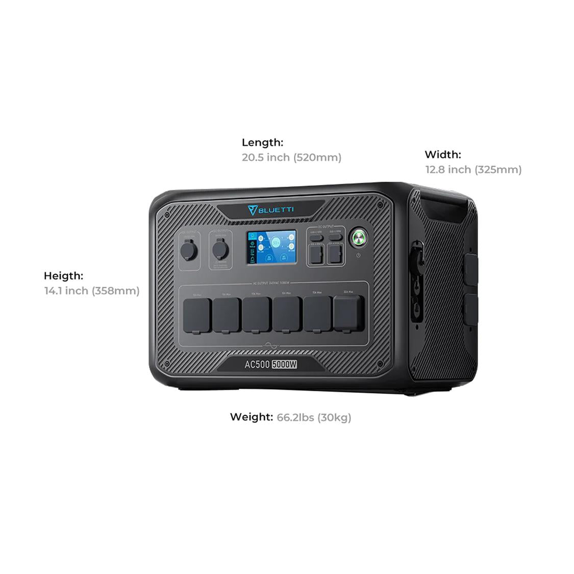 BLUETTI AC500 EXPANDABLE HOME & PORTABLE POWER STATION | 5000W (10000W SURGE)